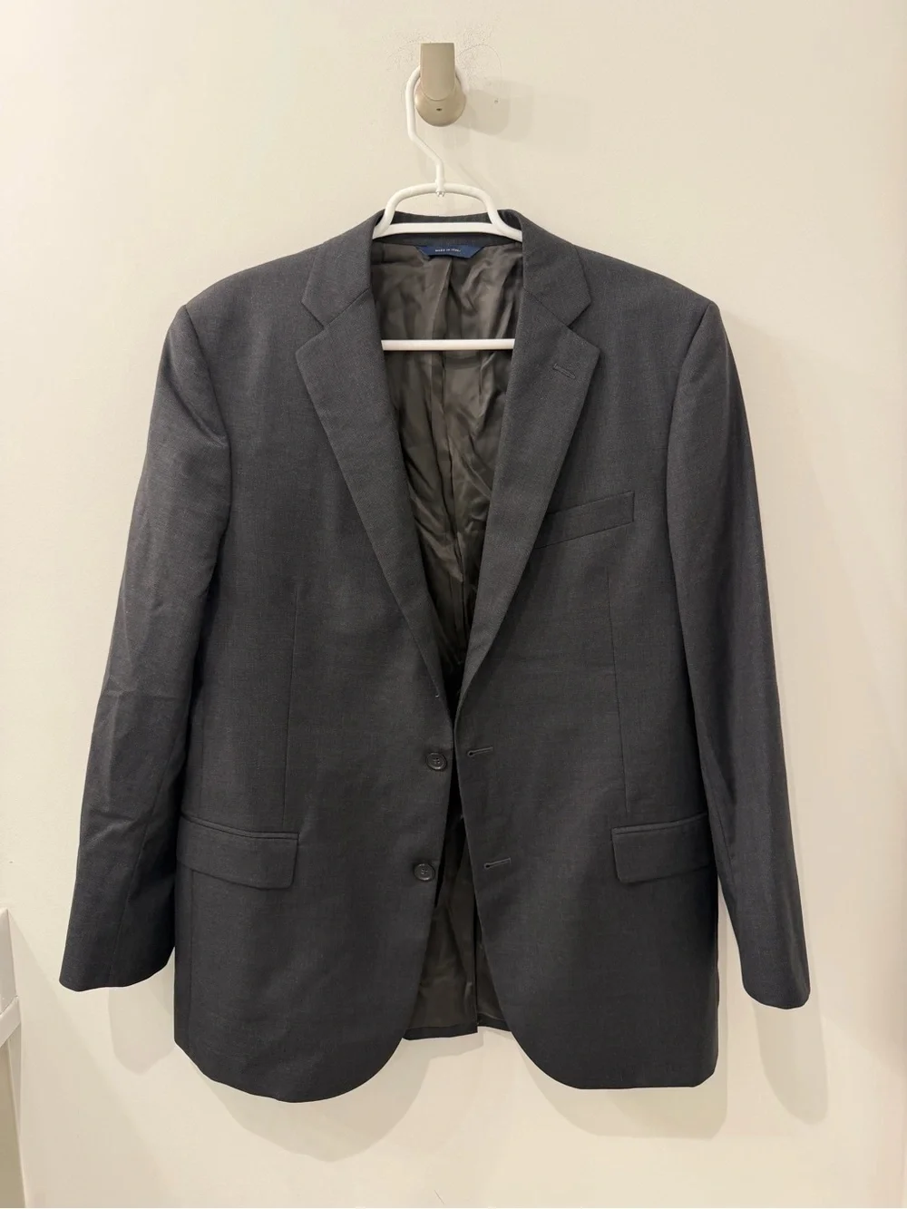 Brooks Brothers Vitale Barberis Canonico 1818 Regent Fit Charcoal Two Piece Suit